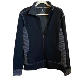 KUHL‎ Chianti Fleece Full Zip Jacket Black Womens Size Large